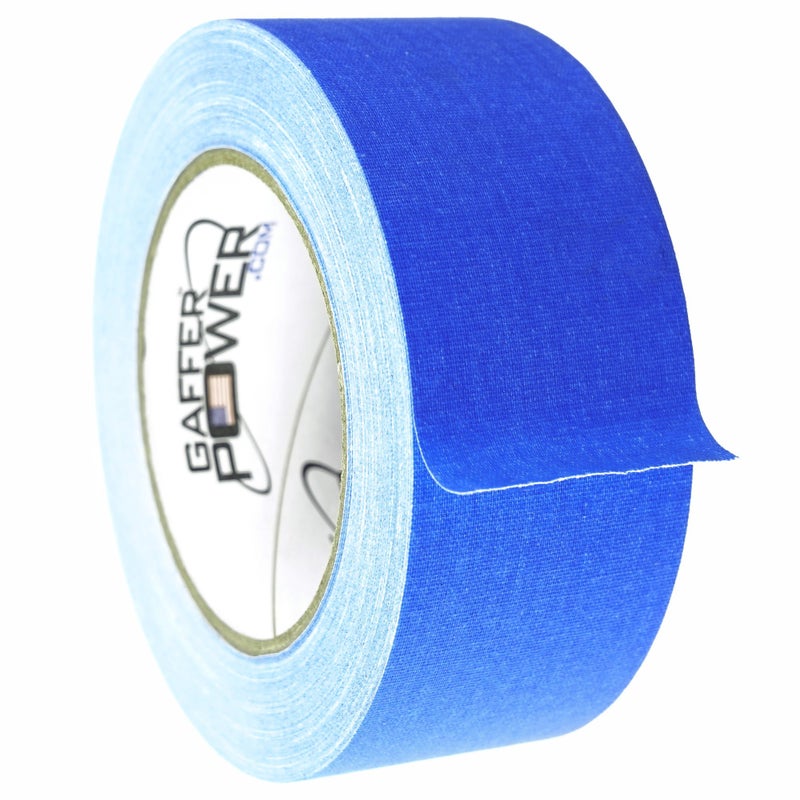 Gaffer Power Gaffers Tape 2 Inch | Electric Blue | USA Made Quality | Leaves No Residue - Image 1